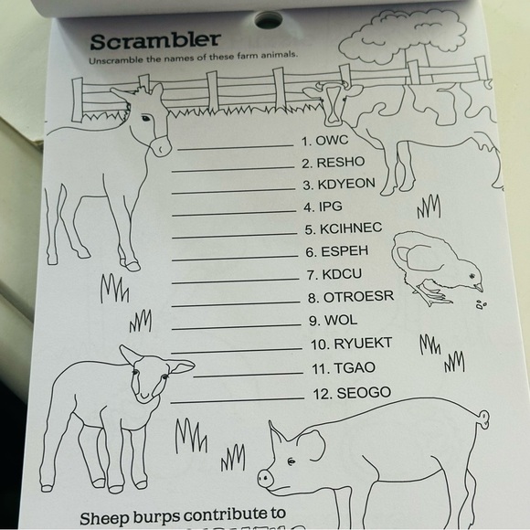 NEW National Geographic Kids Land Animals Activity Pad - Picture 5 of 12